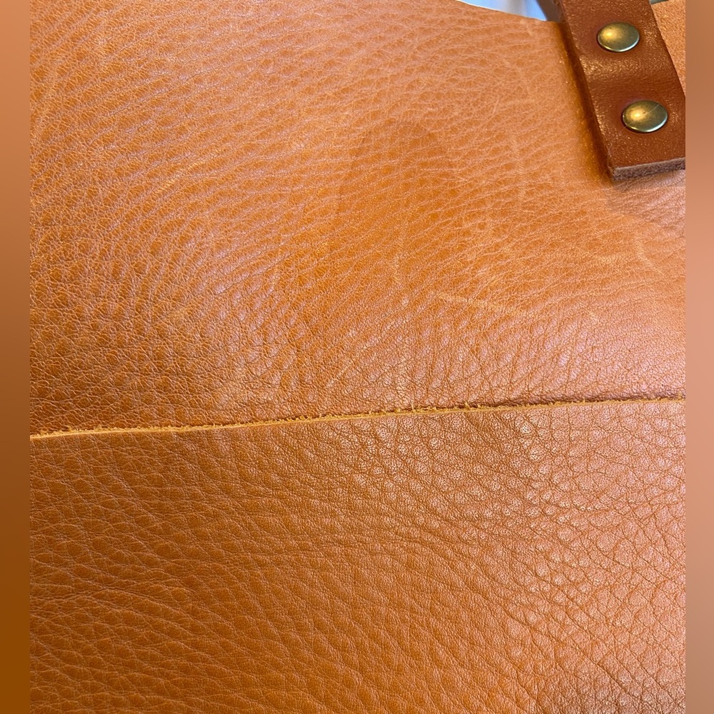 Portland Leather - Crush 🍊 Large Tote - Picture 2 of 6